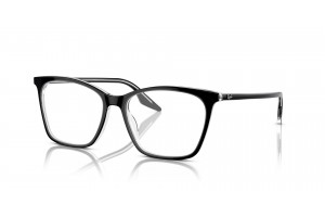 Ray-Ban RX5422 2034 fekete áttetsző demo lencse