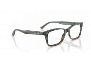 Ray-Ban RX5428 8252 – csíkos kék, zöld lencse
