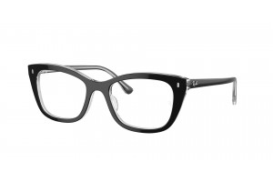 Ray-Ban RX5433 2034 Black On Transparent DEMO LENS szemüveg