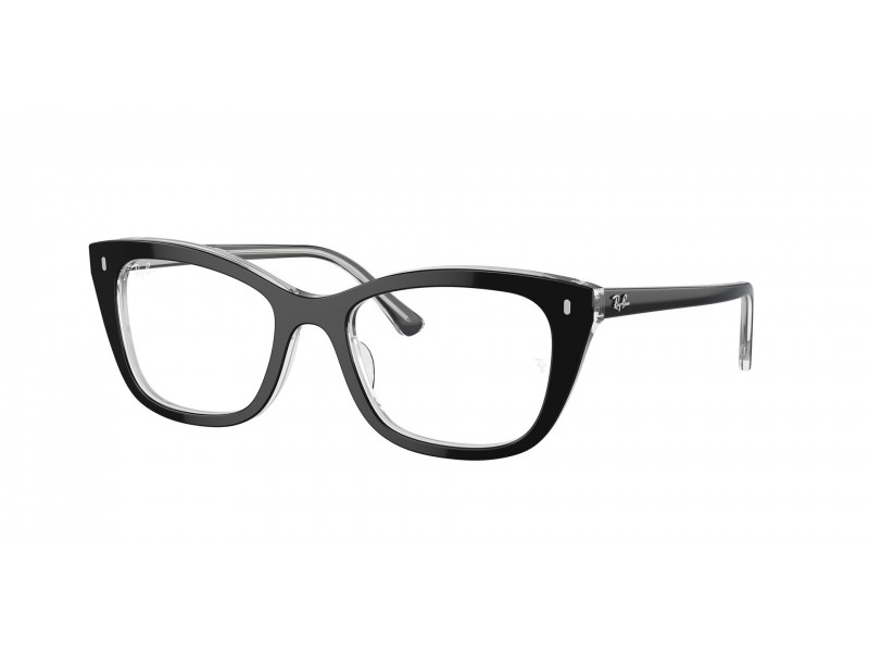 Ray-Ban RX5433 2034 - Black On Transparent