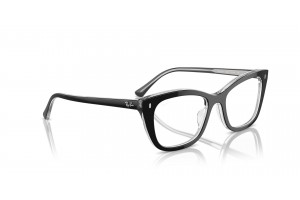 Ray-Ban RX5433 2034 - Black On Transparent