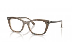 Ray-Ban RX5433 8294 Brown DEMO LENS