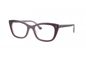 Ray-Ban RX5433 8364 Violet On Transparent Pink DEMO LENS szemüveg