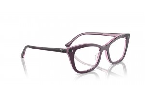 Ray-Ban RX5433 Violet Transparent Pink szemüveg