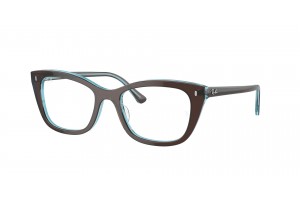 Ray-Ban RX5433 8366 Brown On Transparent Blue DEMO LENS szemüveg