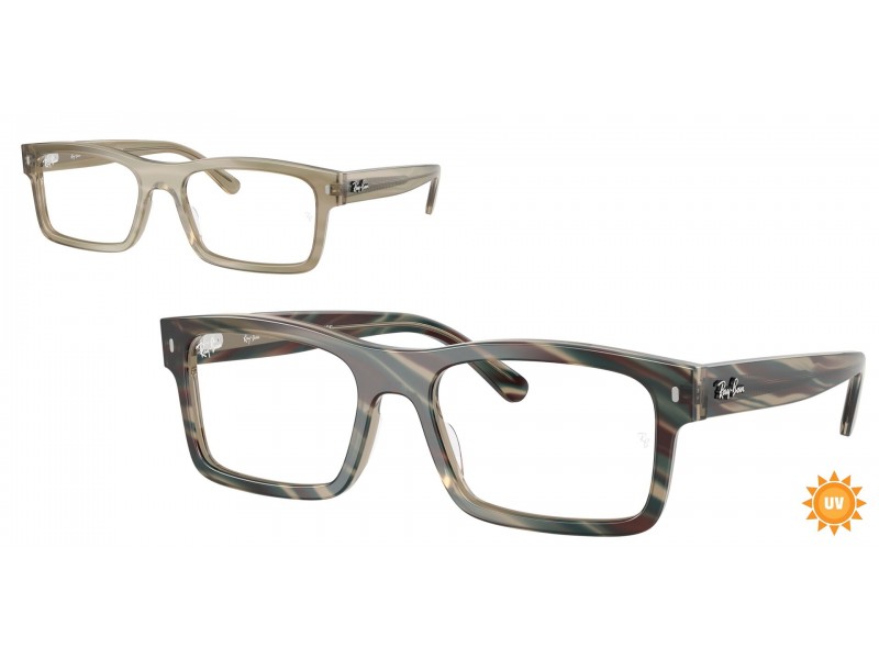 Ray-Ban RX5435 8381 Photo Striped Grey szemüveg