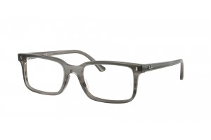 Ray-Ban RX5445 8453 Striped Grey DEMO LENS szemüveg