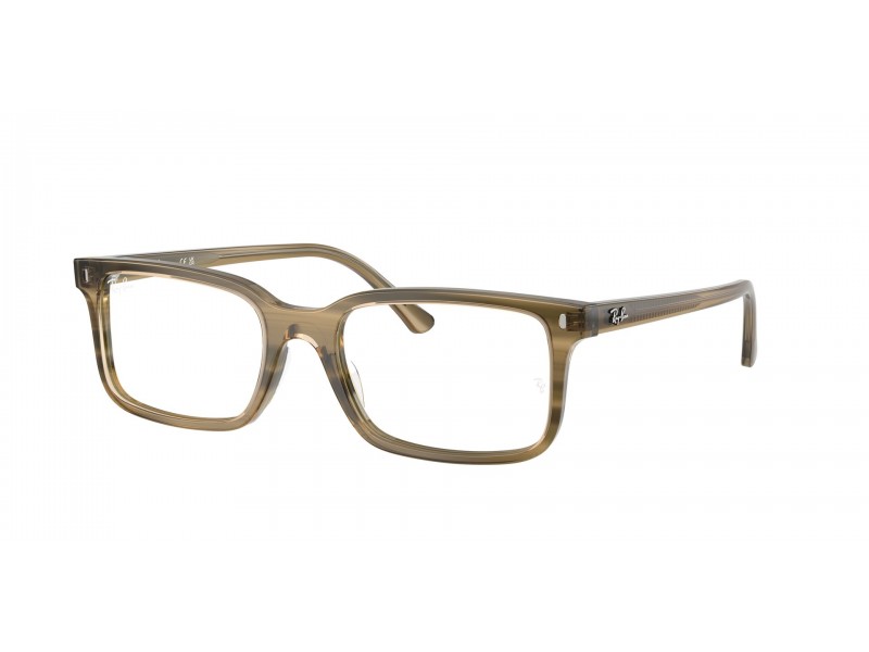 Ray-Ban RX5445 8454 Striped Green - demo lencse