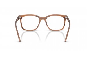 Ray-Ban RX5446 8455 csíkos barna szemüveg (demo lencse)