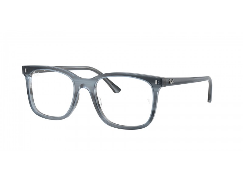 Ray-Ban RX5446 8456 kék csíkos szemüveg (demo lencse)