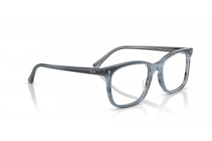Ray-Ban RX5446 8456 kék csíkos szemüveg (demo lencse)
