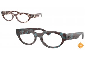 Ray-Ban RX5447 Havana Blue szemüveg (demo lencse)