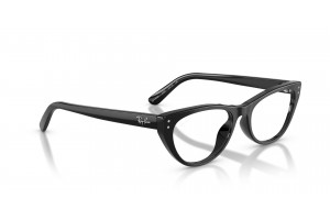 Ray-Ban RX5449D 2000 fekete női szemüveg (demo lencse)