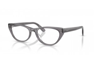 Ray-Ban RX5449D 8268 Transparent Grey - DEMO lencse