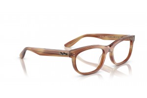 Ray-Ban RX5489 BALORETTE csíkos barna