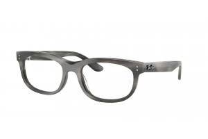 Ray-Ban RX5489 8400 BALORETTE Striped Gray DEMO LENS szemüveg