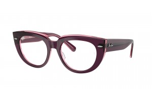 Ray-Ban RX5586 8364 DOREEN Violet On Transparent Pink DEMO LENS szemüveg