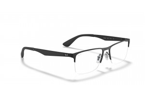 Ray-Ban RX6335 2503 fekete unisex szemüveg (demo lencse)