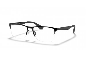 Ray-Ban RX6335 2503 fekete unisex szemüveg (demo lencse)