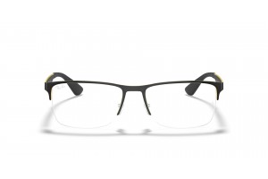 Ray-Ban RX6335 2890 Black On Gold DEMO LENS