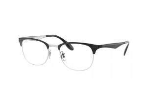 Ray-Ban RX6346 2861 fekete-ezüst szemüveg (DEMO LENS)