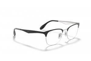 Ray-Ban RX6346 2861 fekete-ezüst szemüveg (DEMO LENS)