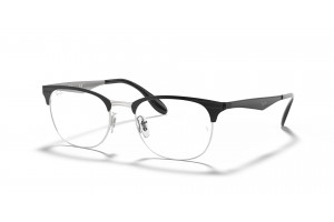 Ray-Ban RX6346 2861 fekete-ezüst szemüveg (DEMO LENS)