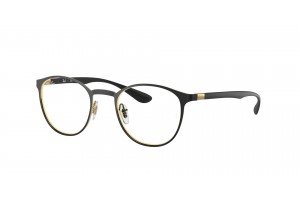 Ray-Ban RX6355 2994 Black On Gold DEMO LENS szemüveg