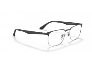 Ray-Ban RX6363 2861 fekete/ezüst szemüveg (demo lencse)