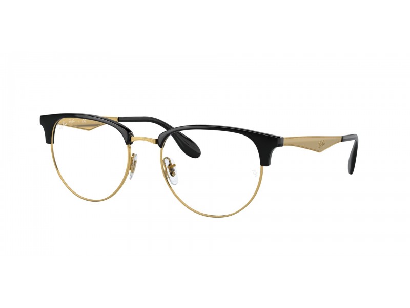 Ray-Ban RX6396 Black On Gold szemüveg - demo lencse