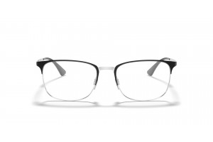 Ray-Ban RX6421 2997 Black On Silver DEMO LENS