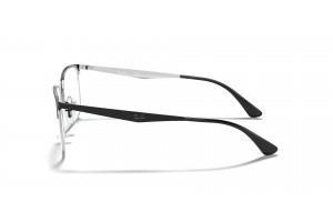 Ray-Ban RX6421 2997 Black On Silver DEMO LENS