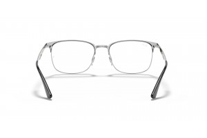 Ray-Ban RX6421 2997 Black On Silver DEMO LENS