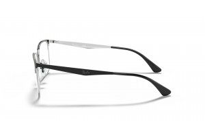 Ray-Ban RX6421 2997 Black On Silver DEMO LENS