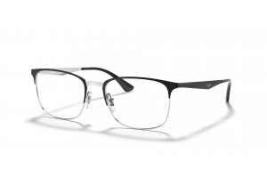 Ray-Ban RX6421 2997 Black On Silver DEMO LENS