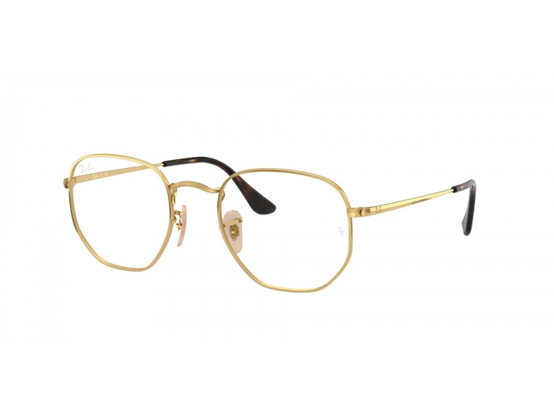 Ray-Ban RX6448 HEXAGONAL Arista Gold