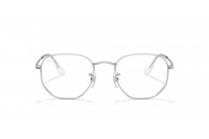 Ray-Ban RX6448 2501 hexagonális ezüst keret