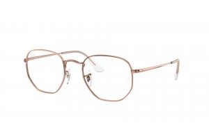 Ray-Ban RX6448 3094 HEXAGONAL Rose Gold DEMO LENS szemüveg