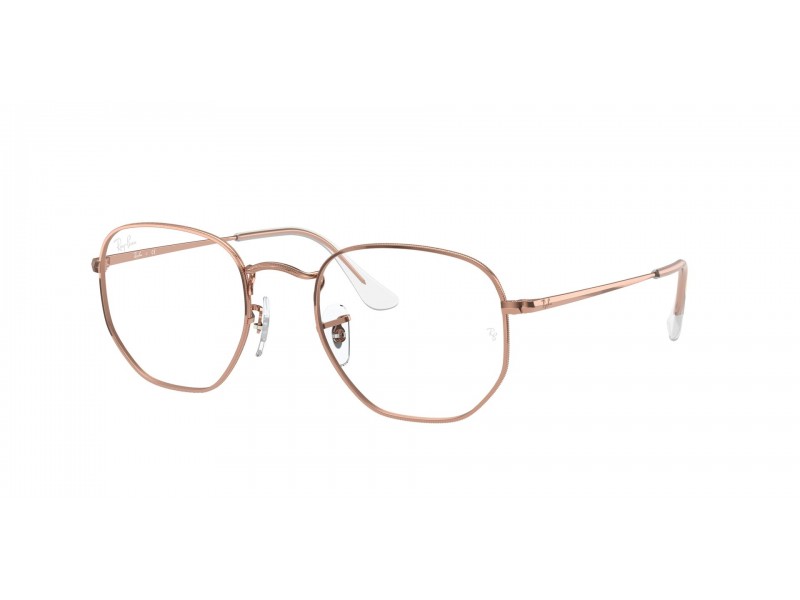 Ray-Ban RX6448 Hexagon Rose Gold (DEMO lencse)