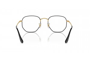 Ray-Ban RX6448 Hexagon fekete/arany - demo lencse
