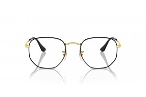 Ray-Ban RX6448 Hexagon fekete/arany - demo lencse