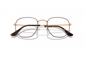 Ray-Ban RX6448 HEXAGONAL Havana on Rose Gold