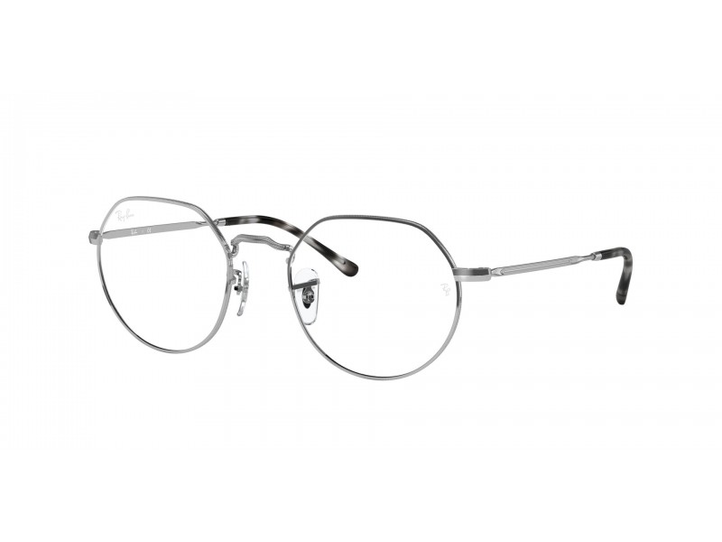 Ray-Ban RX6465 JACK Silver, demo lencsével