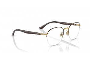 Ray-Ban RX6487 2905 Brown - DEMO LENS
