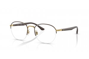 Ray-Ban RX6487 2905 Brown - DEMO LENS