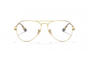 Ray-Ban RX6489 2500 Aviator Arista Gold - demo lencse