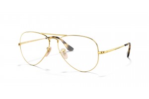 Ray-Ban RX6489 2500 Aviator Arista Gold - demo lencse
