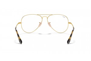 Ray-Ban RX6489 2500 Aviator Arista Gold - demo lencse