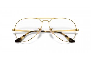 Ray-Ban RX6489 2500 Aviator Arista Gold - demo lencse