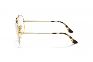 Ray-Ban RX6489 2500 Aviator Arista Gold - demo lencse